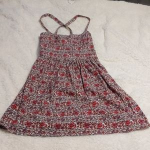 Paisley Printed Red Dress